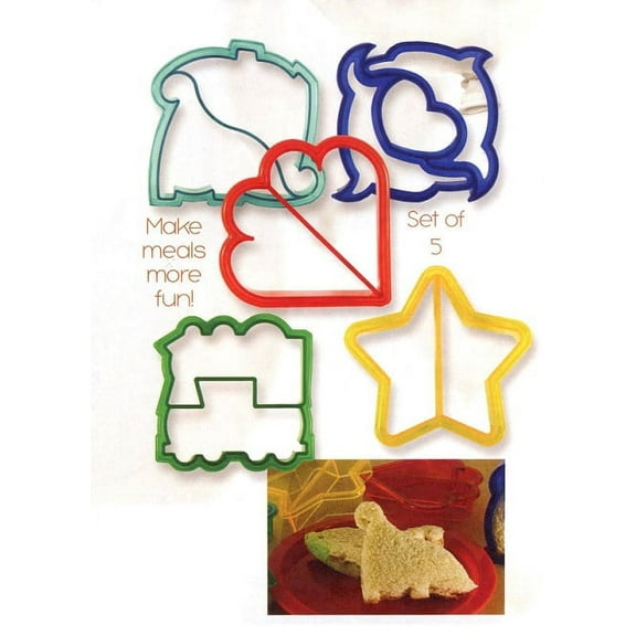 Set of 5 Sandwich Cutters