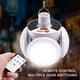 thumbnail image 2 of Folding Solar LED Camping Lantern, Portable Tent Lamp with Hanging Hook, Rechargeable Lights for Home Office Camping Tent Car, 2 of 5