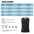 thumbnail image 5 of Goofa Space Galaxy Printed Men's Sleeveless T-Shirt - Athletic Gym Workout Tank Top for Men - Moisture-Wicking, UPF 30+ Quick-Dry Muscle Tee-Small, 5 of 8
