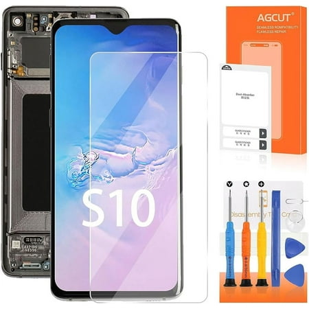 INCELL for Samsung Galaxy S10 Screen Replacement for SM-G973F LCD for Samsung S10 Display Touch SM-G973U SM-G973W Digitizer Assembly Repair Part(No Fingerprint)