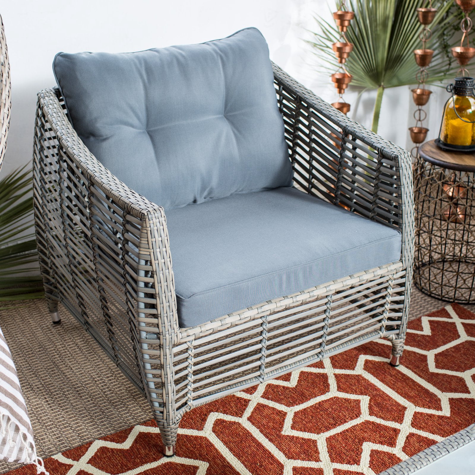 Belham Living Kambree AllWeather Wicker Deep Seating Chair with