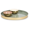 thumbnail image 2 of MDR Trading AB-92-AVALON-08-GRN-Q01 Round Sage Green Tray, Pearl & Sage Green, 2 of 2