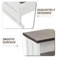 thumbnail image 2 of HLONKDecor Table Top Bookshelf Mini House Furniture Computer Desk Small, 2 of 6