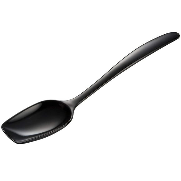 Cuchara Para Servir De Melamina Gourmac Negra De 10""