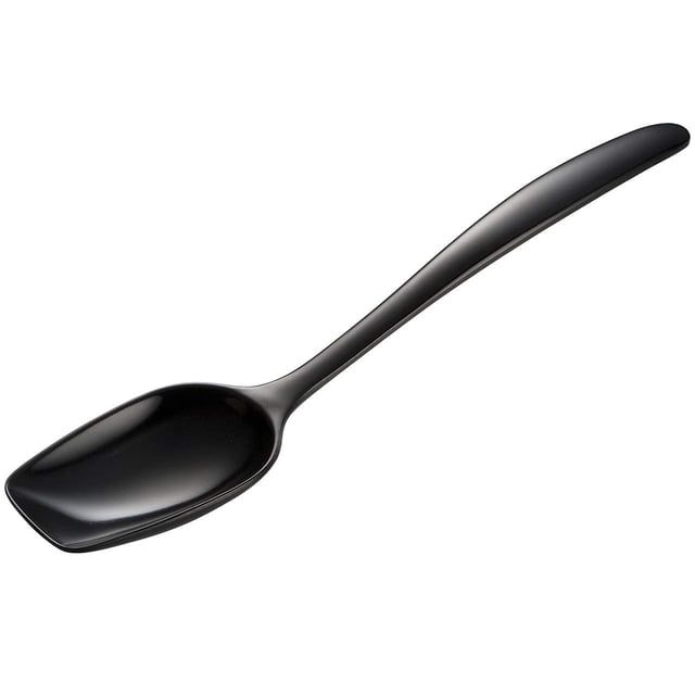 Cuchara Para Servir De Melamina Gourmac Negra De 10""
