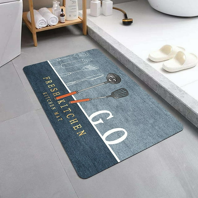 EGNMCR Outdoor Rug Bathroom Rugs Foot Cushions Super Absorbent Floor Mat Bathroom Absorbent And Quick Drying Carpet Floor Mats Door Bathroom Non Slip Floor Mats Floor Mats