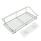 thumbnail image 2 of Estante de almacenamiento de acero inoxidable, organizador de estantes para cocina y baño con montaje en pared, diseño que ahorra espacio para apartamentos pequeños y organización del hogar., 2 of 7