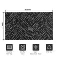 thumbnail image 5 of Math Equations Geometric Shapes Pattern Door Rugs,Washable Non Slip Door Mats Indoor,Decorative Door Mats,Entry Mat Indoor for Entrance,Bedroom,Kitchen,Bathroom,17"x30", 5 of 6