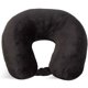 thumbnail image 2 of Almohada para el cuello de microfibra suave con plumas, color negro, 2 of 5