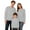 C-Grey499, variant on DHFJKG Mens Family Matching Sweatshirts Dad Long Sleeve Crewneck Solid Color Pullover For Dad And Kids Festive Holiday Leisure Tops