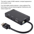 thumbnail image 3 of Cabledeconn 4 en 1 HDMI a VGA/HDMI/DVI/Audio Convertidor Multifunción 1920*1080P Negro, 3 of 8