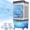 6.6 GAL, variant on 110V Evaporative Air Cooler with 6.6 Gal Water , 3 IN 1 Portable Air Conditioners with Remote, Portable Air Cooler with Water Level , 3 Speeds, 7.5H Timer, Ideal for Indoor, Outdoor
