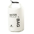 thumbnail image 2 of Almencla Waterproof Stuff Sack Storage Pouch for Kayaking Camping Rafting Floating Swimming Surfing - Various Colors & Sizes , White, 5L, 2 of 8