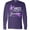 Purple, variant on Inktastic Domestic Violence Survivor with Butterfly Long Sleeve T-Shirt