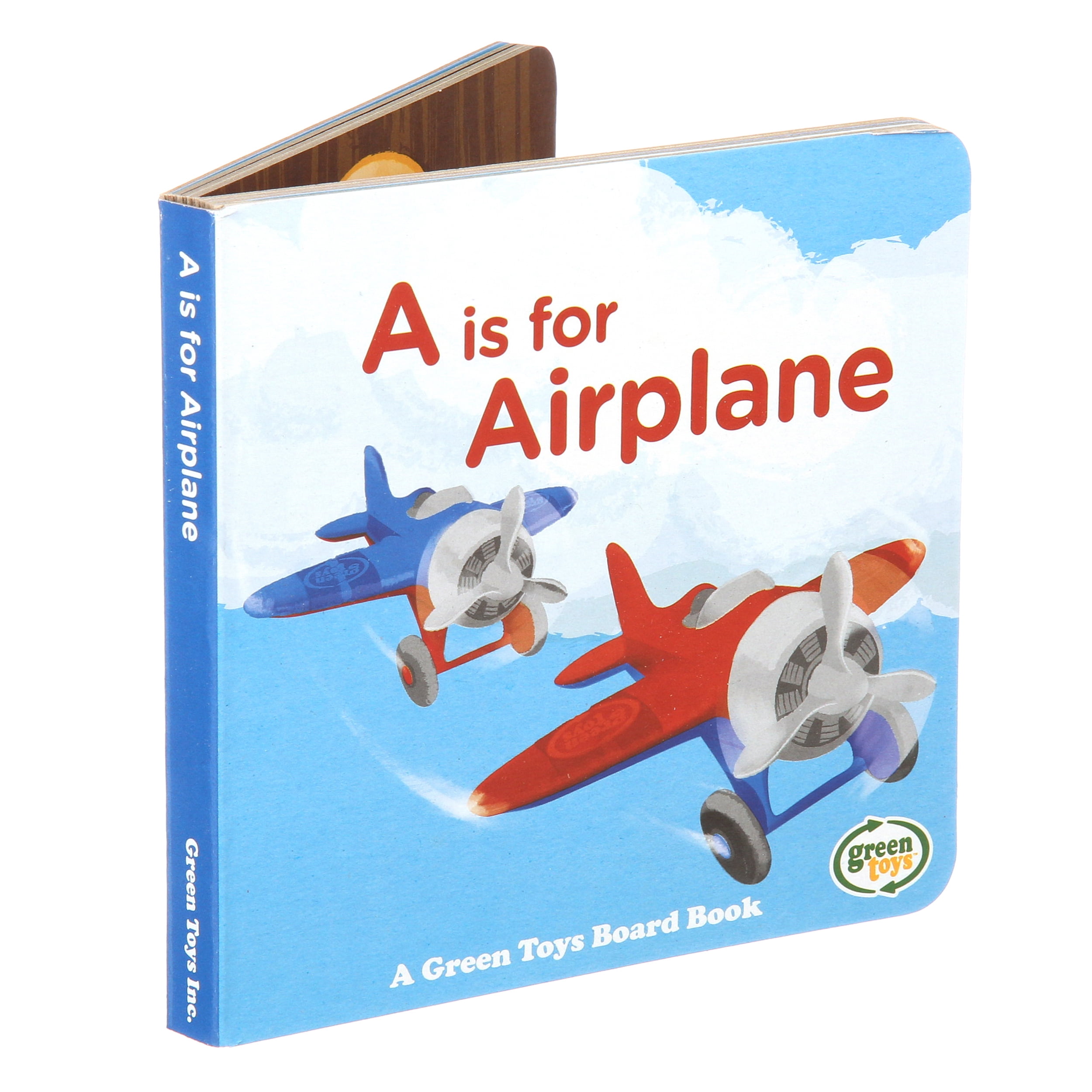green toys airplane blue
