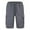 Charcoal, variant on Victorious Men's Heavyweight Fleece Cargo Shorts, Up to 6X