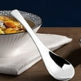 thumbnail image 4 of CurioCo Stainless Steel Soup Spoon Large Capacity Deep Handle Dinner Spoon Durable Dishwasher Safe Cutlery, 4 of 4