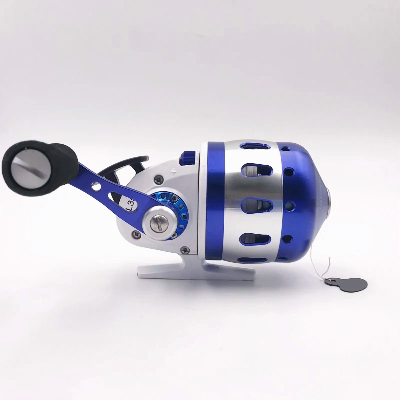 BL35 Fishing Spincast Reel 6+1BB Closed Metal Coil Slingshot Shoot Fish Hunting Outdoor with wristband 5#PE line 55M