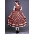 thumbnail image 4 of Bimba Kurti Long Imprimé pour Femmes Anarkali Robe Tunique Indienne Décontractée, 4 of 5