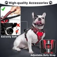 thumbnail image 2 of Conjunto de arnés, collar y correa para mascotas WINSEE Reflective Red M, 2 of 7