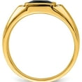 thumbnail image 2 of 14K Yellow Gold Onyx And Diamond Mens Ringsize 10 (Width 2.8 To 9.2) - Jbsp, 2 of 5