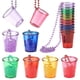 thumbnail image 1 of Collar de 12 piezas para vasos de chupito de novia, cadena para vasos de chupito de novia, cuentas de plástico para vasos de novia. 100 % nuevo., 1 of 4