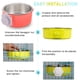 thumbnail image 4 of Cajón para perro, cuenco extraíble de acero inoxidable, alimentador de agua y comida, cuencos, jaula, taza para gallinero, 4 of 5