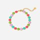 thumbnail image 2 of Sonducket Cadena de eslabones Cadenas exquisitas Pulseras de moda coloridas de acero inoxidable Brazaletes de mano clásicos para niñas y mujeres Ropa, zapatos y accesorios Miscelánea Sonducket AP018046-00, 2 of 6