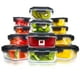 thumbnail image 1 of Juego de 24 Piezas Recipientes de Vidrio Herméticos Ultrachef Almacenamiento de Alimentos Sin BPA, 1 of 4