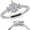 White, variant on 1 Carat Moissanite Princess Shape - Vintage Engagement Ring In 18K Yellow Gold Plating for Women
