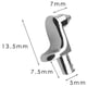 thumbnail image 4 of 20pcs Shelf Support Pegs Stainless Steel Support Adhesive Pegs Kitchen Cabinet Pin Hangers Bracket Furniture Bracket Holder, 4 of 5