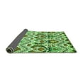 thumbnail image 2 of Ahgly Company Indoor Round Abstract Green Modern Area Rugs, 8' Round, 2 of 4