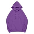 thumbnail image 5 of Purple Womens Sweaters Womens Oversized Hoodies Winter Cotton Sweatshirts Pullover 2025 Fashion Tops Trendy Outfits Fall Outfits for Women 2025, 5 of 5