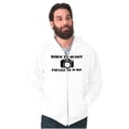 thumbnail image 5 of Born Shoot Forced Work Photographer Zip Up Hoodie Men's Women's Brisco Brands S, 5 of 6