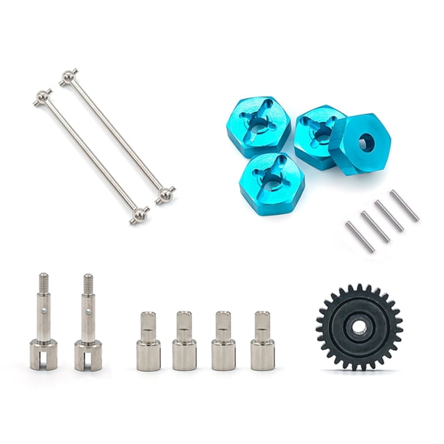 Labymos RC Godets Différentiels d'Axe de Roue Dog Bone Motor Gear pour WLtoys 1/14 144001