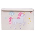 thumbnail image 2 of Wildkin Kids Fabric Toy Storage Chest for Boys and Girls (Unicorn Pink), 2 of 6