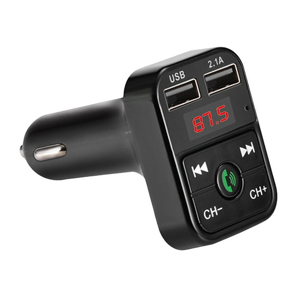 Émetteur FM Mains Libres pour Voiture Camion Lecteur de Musique Bt V5.0 Récepteur FM Adaptateur Radio
