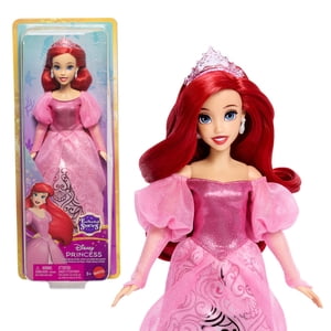 Disney Princess Ariel Fashion Doll Pink Sparkling Dress