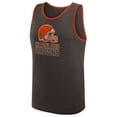 thumbnail image 2 of Men's Logo Athletic Brown Cleveland Browns Unmatched Success Tank Top, 2 of 3