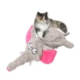 thumbnail image 2 of Pet Elephant Shape Plush Toy With Crinkle Paper Bite Resistant Squeaky Toys Teething Chew Toy For Small Medium Large Dogs Cats, 2 of 9