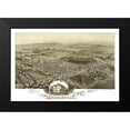 thumbnail image 2 of Fowler 14x11 Black Modern Framed Museum Art Print Titled - Edwardsville Pennsylvania - Fowler 1892, 2 of 5