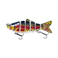 thumbnail image 2 of Fishing Lure, Sinking Swimbait, Multi-Stage Realistic Fish Imitation with Hardened Fibers, Hand-Painted Clear Coat, Stainless Steel Rattle, Durable ABS Plastic, 10cm, 2 of 4