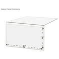 thumbnail image 4 of 10 Pack Acrylic Shelf Sign Holder 5" Wide by 3" High Clear Side Loading Moveable Shelving Talker for Product Information Inventory Name and UPC Labels, 4 of 8