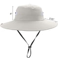 thumbnail image 2 of Sombrero de monte para exteriores, paquete de 2: ideal como sombrero para el sol, sombrero de safari, sombrero para exteriores, sombrero de pesca, sombrero de jardín, sombrero de camping, 2 of 5