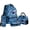 Blue Camouflage Sea Shark, variant on Wolf 17 Inch Backpack for Kids Large Capacity Bookbag with Thermal Insulated Lunch Box Pencil Case & Water Bottle Cover 4 in 1