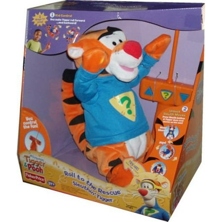 Disney My Friends Tigger and Pooh 27 MHz Radio Control 12 Inch Figure - Sleuthin' Tigger - Roll to The Rescue