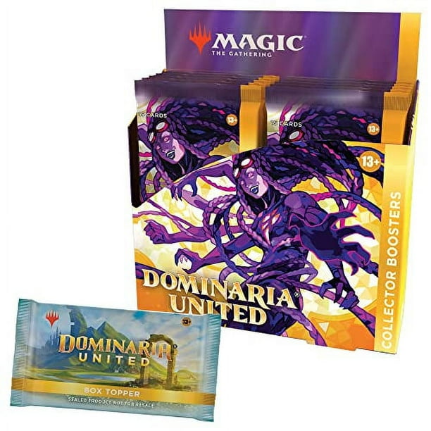 Magic The Gathering Caja de Sobres de coleccionista de Dominaria unida, de 12 Sobres + Carta Especial (181 Cartas de Magic)