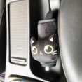 thumbnail image 1 of Almohadilla para el hombro para reposacabezas de coche, bonita almohada para el cuello con forma de gato negro, almohada para la cintura, decoración interior del coche, 1 of 6