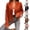 Orange, variant on Fringe Cropped Jacket For Women Notched Collar Long Sleeve Tops Fall Casual Western Cowgirl Motorcycle Open Front Coat