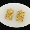 thumbnail image 3 of Embossed Dragon  22K 23K 24K Thai Baht Gold Filled Yellow GP Pendants, 3 of 8